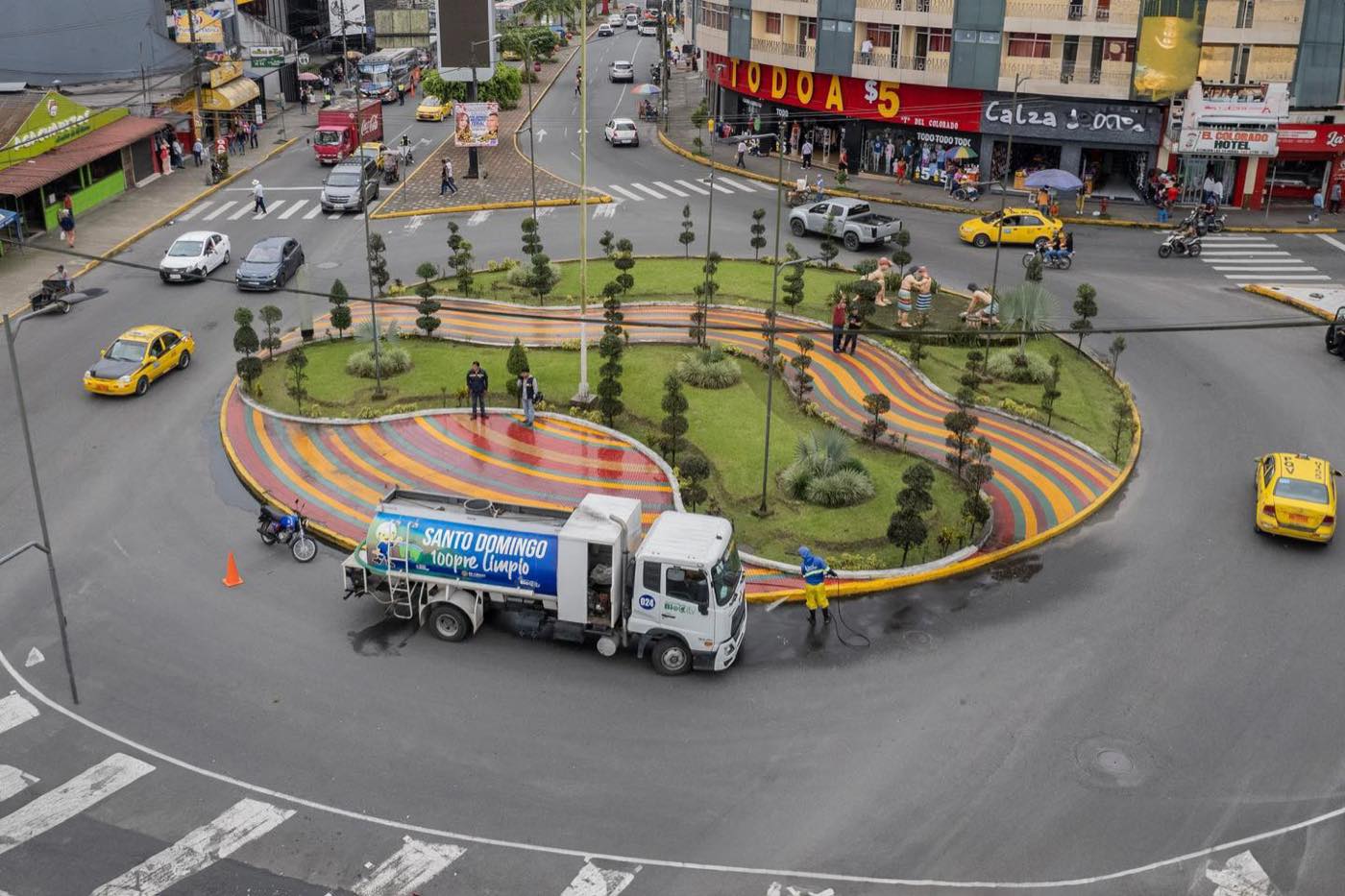 Operación de servicios urbanos en Santo Domingo